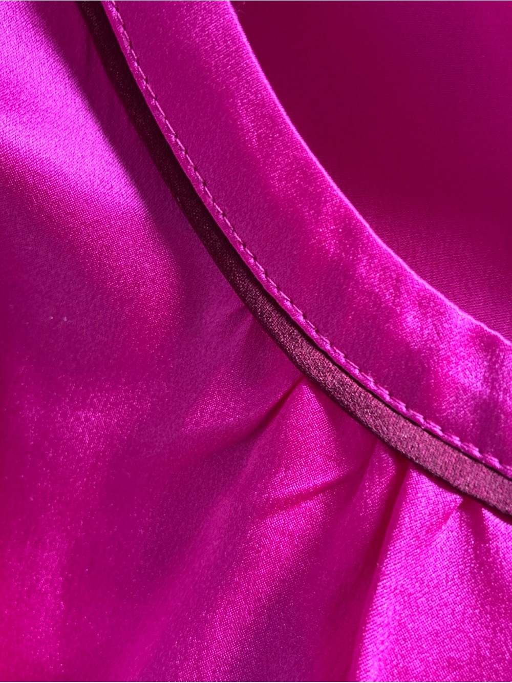 Marc by Marc Jacobs Women's Sleeveless Hot Pink tank 100% Silk Size Medium - Picture 5 of 6
